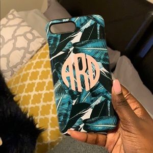monogrammed 8 PLUS case